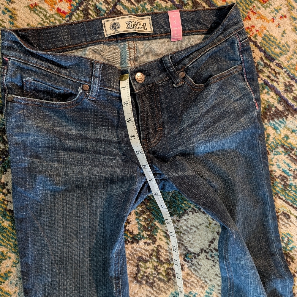Pink Victoria's Secrets Blue Jeans - Picture 11 of 13